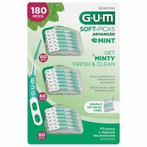 GUM Soft-Picks Advanced Mint, 180-count free shipping