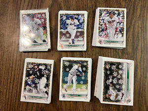 2022 Topps Baseball Holiday Pick Your Card #1-200 Buy More & Save All .99 Cent
