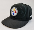 New Era Pittsburgh Steelers Hat Black 59Fifty Size 7 1/4 Fitted