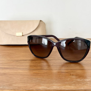 Chloe Sun Style Cat Eye Sunglasses Purple Women's With Pouch CE600S 065