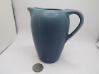 Rookwood 1921 art pottery small matte blue pitcher 2495 CHIP