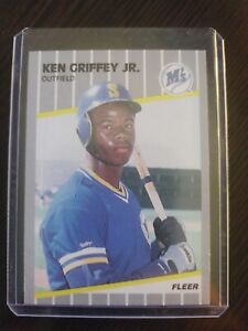 1989 Fleer Ken Griffey Jr. Rookie Card RC #548 Mariners
