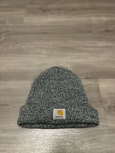 Carhartt Gray Hat Winter Knit Beanie Outdoors Workwear Men One Size
