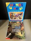 (Lot of 2)  Hands On Crafts for Kids & Ecology Crafts for Kids - Resource Books