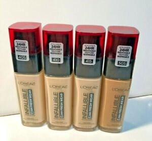 LOREAL PARIS INFALLIBLE FOUNDATION UP TO 24H WEAR    33  COLORS  SPF 25  CHOOSE