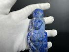 EGYPTIAN Goddess Sekhmet statue - made from natural lapis lazuli - Made in Egypt