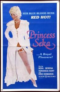 R779       PRINCESS SEKA, original 1sh Poster '80 her blue blood runs red hot.