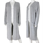 Torrid Size 2 2X Cardigan Super Soft Plush Heather Gray Open Front Duster