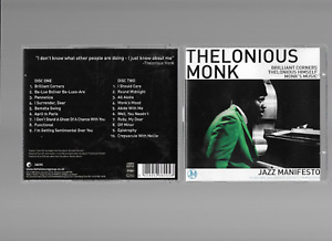 New ListingThelonius Monk: Jazz Manifesto / Brilliant Corners: Thelonious 2 CD set