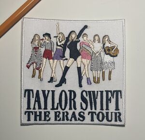 Taylor Swift Patch The Eras Tour Swifties Music Embroidered Iron On Patch 4x4