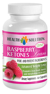 Raspberry Ketones Lean 1200mg w/ Green Tea, Resveratrol  Acai (1 Bottle)