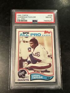 1982 Topps Lawrence Taylor #434 PSA 8 NM-MT Rookie Card RC Quantity Available