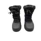 Sorel Black Suede Snow Angel Winter Snow Boots Size 6 Lace Up WaterProof