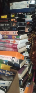 Mystery VHS Bulk Lot Ten 10 Mix Genres Movie Tapes Collectible Grab Bag Surprise