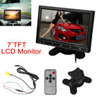 7 Inch LCD Display Screen Car Reverse Monitor Auto Rear View Headrest Monitor