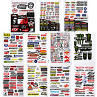 11 Sheets Decals Stickers fr 1/10 10th Scale RC Crawler Car Axial Traxxas Redcat