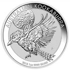 2018 1 oz Australian Silver Kookaburra Coin (BU)