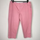 New Talbots Perfect Crop Pink Pant Women's Size 22W