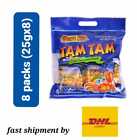 Snek Ku Tam Tam CRAB Flavour SNACK CONVI-PACK( 25g X 8)x 8 pack ship by DHL