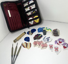 Vintage Unicorn Darts Set With Lots Of Extras and Case RARE COLLECTIBLE