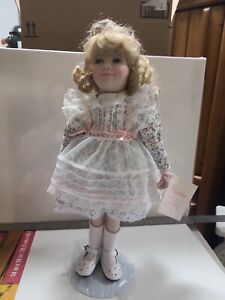 15 In Tall Hamilton Collection Porcelain Doll,  Victoria
