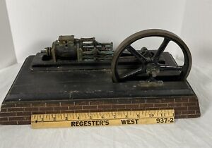 Toy Steam Engine - Parts Move Freely, Antique For Parts Or Repair.