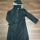 BURBERRYS of London Vintage Trench coat Black Hooded Check Women Size Free Used