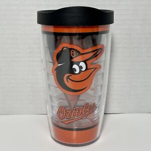 New ListingTervis Classic Tumbler Baltimore Orioles Baseball 16 oz  Cup with Black Lid