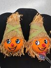 Halloween Decorations - Vintage Pumpkin Faces