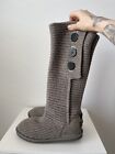 UGG Women’s Knit Classic Cardy Boots 9 US / 40 EU Gray