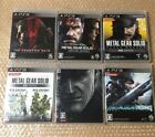 PS3 Lot 6 Metal Gear Solid 4 5 Ground Zeroes Rising HD Peace Walker From Japan