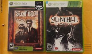 Rare Xbox 360 Games SILENT HILL Downpour/Homecoming Very Nice Complete Horror