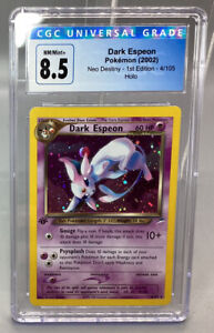 Dark Espeon - Pokémon (2002) Neo Destiny - 1st Ed. - Holo - 4/105 CGC 8.5 NM/Mt+