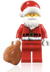 LEGO Santa Claus w/ Glasses Christmas Holiday Advent Minifigure 60155 Brand New