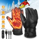 Winter Heated Gloves Electric Heating Windproof Gloves Touch Screen USB Powered