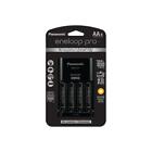 Panasonic 4-Position Charger with 4x Eneloop Pro AA NiMH Rechargeable Batteries