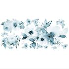RoomMates RMK4708GM Watercolor Floral Peel and Stick Wall Decals , Blue