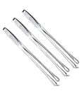 3 Stainless Steel Korean,  Japanese BBQ Tongs Grill or Kitchen Ships Free.    M1