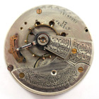 Vintage Waltham Grade 825 18s 17J Hunting Pocket Watch Movement lot.wr