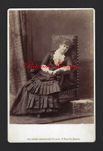 Cabinet Photo of Lovely Victorian Lady Sitting by William Notman, Boston MA