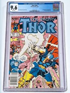 The Might Thor #339 First Appearance Of Stormbreaker CGC 9.6 Rare Collectible