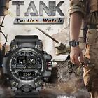 Mens Digital Sport Watches Waterproof Military Watch LED Tactical Watch for Men