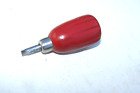 Stubby Scalloped Coffin Tip Screwdriver Red Wood Handle Porsche 356 Reproduction