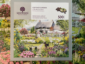 Wentworth wooden jigsaw puzzle 500 piece: Cottage Garden