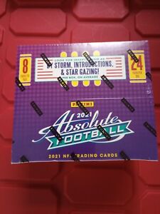 2021 Panini Absolute Football NFL Trading Cards Retail Box, 24 Packs NEW/SEALED