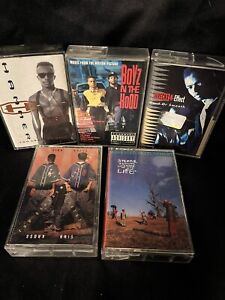 90’s Rap/Hip-Hop Cassette Tapes - Lot of 5
