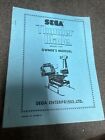 Sega THUNDER BLADE Arcade Video Game Manual - good used original