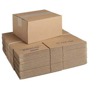 Recycled Shipping Boxes 11 in. L x 7.5 in. W x 5.5 in. H, 30 Count