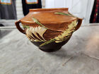 1940s Vintage Roseville Pottery Freesia Brown Vase 463-5