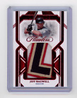 New Listing2023 Panini Flawless Jeff Bagwell Legends Jumbo Material Patch Ruby /7 Astros